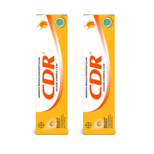 CDR Effervescent 2 Tube (15 Tablet/Tube) - Hemat Borongan CDR Effervescent 2 Tube (15 Tablet/Tube) - Hemat Borongan