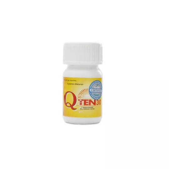 Q-TEN 30 MG 30 KAPSUL - OBAT RUTIN Q-TEN 30 MG 30 KAPSUL - OBAT RUTIN