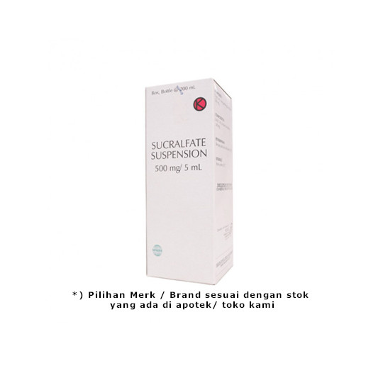 Sucralfate Suspensi 500 mg/5 ml 200 ml Sucralfate Suspensi 500 mg/5 ml 200 ml
