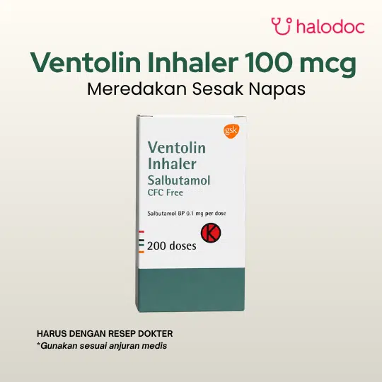 Ventolin Inhaler 100 mcg 200 Doses