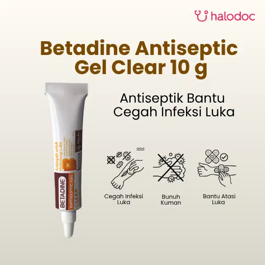 Betadine Antiseptic Gel Clear 10 g