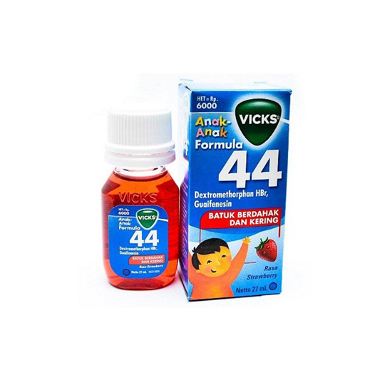 VICKS FORMULA 44 ANAK SIRUP 27 ML VICKS FORMULA 44 ANAK SIRUP 27 ML