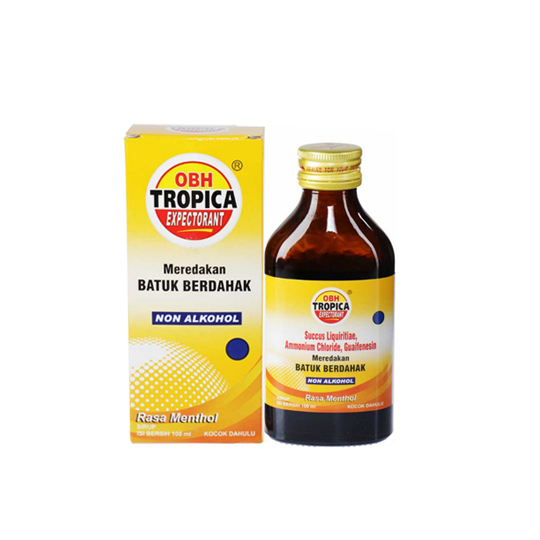 OBH Tropica Expectorant Menthol Sirup 100 ml OBH Tropica Expectorant Menthol Sirup 100 ml