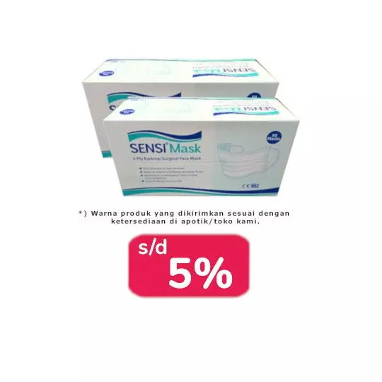 SENSI MASKER EARLOOP 100 PIECES - LEBIH HEMAT SENSI MASKER EARLOOP 100 PIECES - LEBIH HEMAT