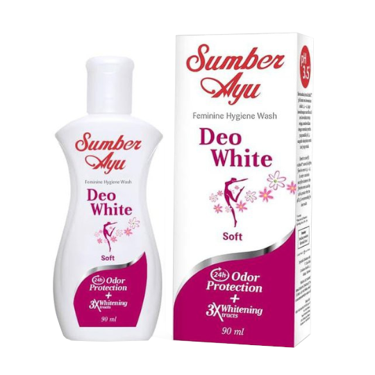 Sumber Ayu Feminine Hygiene Wash Deo White Soft 90 ml Sumber Ayu Feminine Hygiene Wash Deo White Soft 90 ml