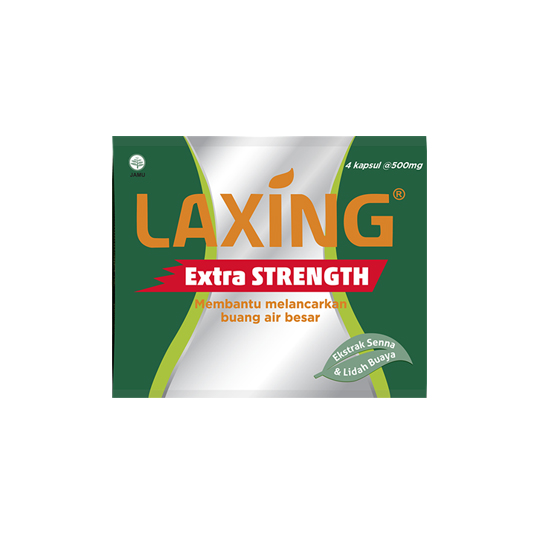 LAXING EXTRA STRENGTH 4 KAPLET LAXING EXTRA STRENGTH 4 KAPLET