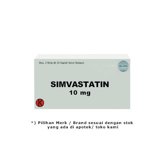 Simvastatin 10 mg 10 Tablet Simvastatin 10 mg 10 Tablet