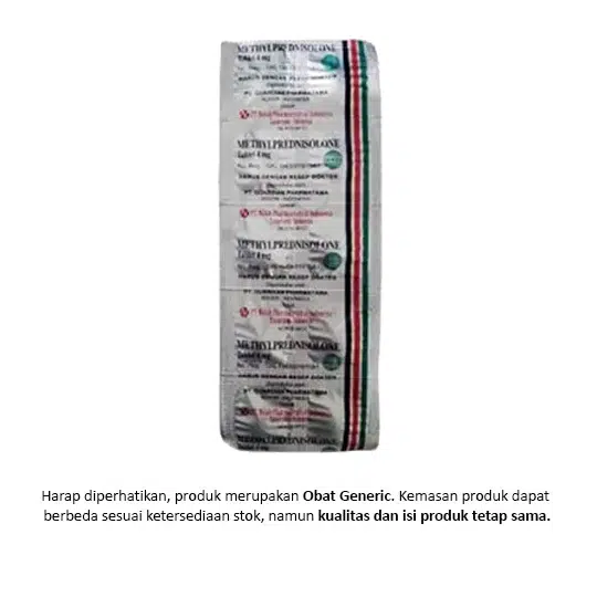 Methylprednisolone 4 mg 10 Tablet
