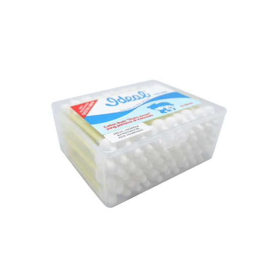 Ideal Cotton Buds Pot 63 Pieces Ideal Cotton Buds Pot 63 Pieces