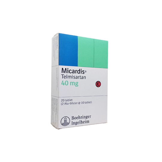 Micardis 40 mg 2 Strip (10 Tablet/Strip) - Obat Rutin Micardis 40 mg 2 Strip (10 Tablet/Strip) - Obat Rutin
