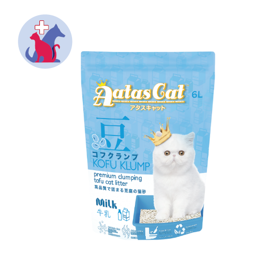 Aatas Cat Kofu Klump Cat Litter Milk 6 L Aatas Cat Kofu Klump Cat Litter Milk 6 L