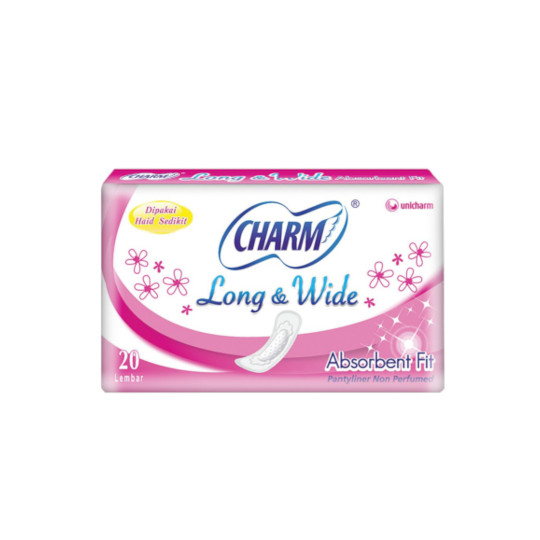 Charm Pantyliner Absorbent Non Parfum 20 Pads Charm Pantyliner Absorbent Non Parfum 20 Pads