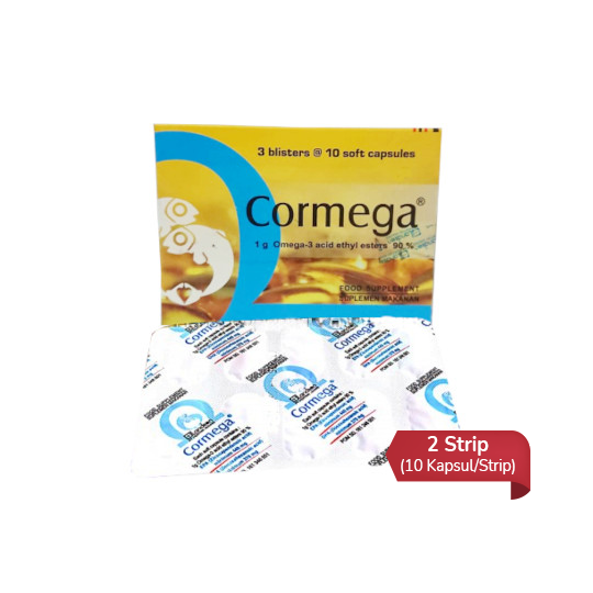 Cormega 2 Strip (10 Kapsul Lunak/Strip) - Hemat Borongan Cormega 2 Strip (10 Kapsul Lunak/Strip) - Hemat Borongan