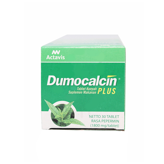 DUMOCALCIN PLUS PEPPERMINT 30 TABLET DUMOCALCIN PLUS PEPPERMINT 30 TABLET