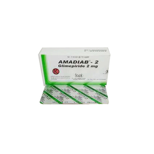 Amadiab 2 mg 30 Kaplet - Obat Rutin Amadiab 2 mg 30 Kaplet - Obat Rutin