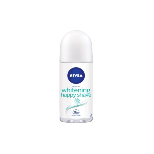 Nivea Deodorant Whitening Happy Shave Roll On 50 ml Nivea Deodorant Whitening Happy Shave Roll On 50 ml