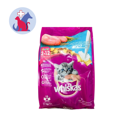 Whiskas Junior 212 Bulan Tuna Flavor 1.1 kg Kegunaan, Efek Samping, Dosis dan Aturan Pakai