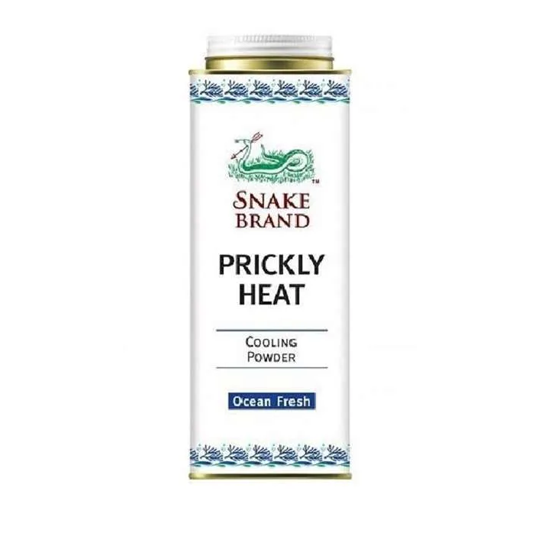 Snake Brand Prickly Heat Ocean Fresh Powder 300 g Kegunaan, Efek Samping, Dosis dan Aturan