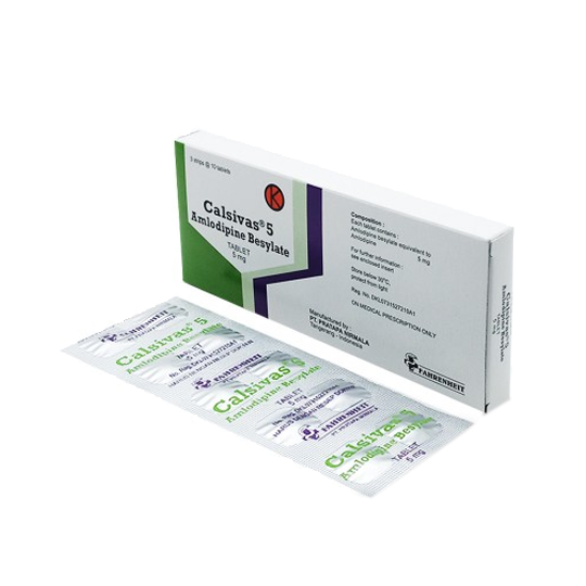 Calsivas 5 mg 10 Tablet Calsivas 5 mg 10 Tablet