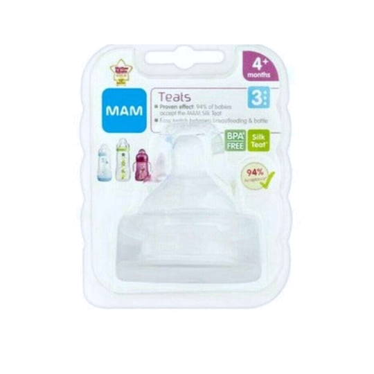 MAM Teat 3 BPA Free 1 Pieces MAM Teat 3 BPA Free 1 Pieces