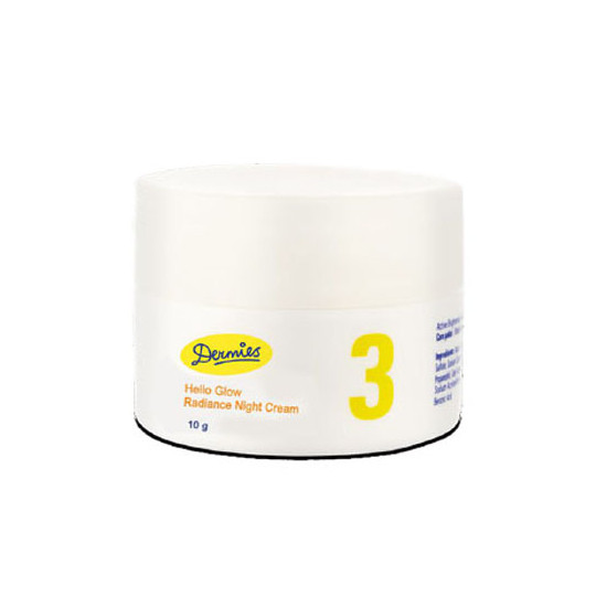 Dermies Hello Glow Radiance Night Cream 10 g Dermies Hello Glow Radiance Night Cream 10 g
