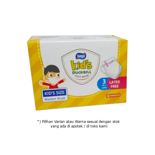Sensi Kids Duckbill Face Mask 3 Ply Earloop 40 Pieces Sensi Kids Duckbill Face Mask 3 Ply Earloop 40 Pieces