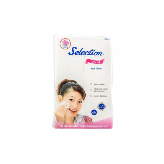 SELECTION FACIAL COTTON SPECIAL LAPIS TEBAL 120 PIECES SELECTION FACIAL COTTON SPECIAL LAPIS TEBAL 120 PIECES