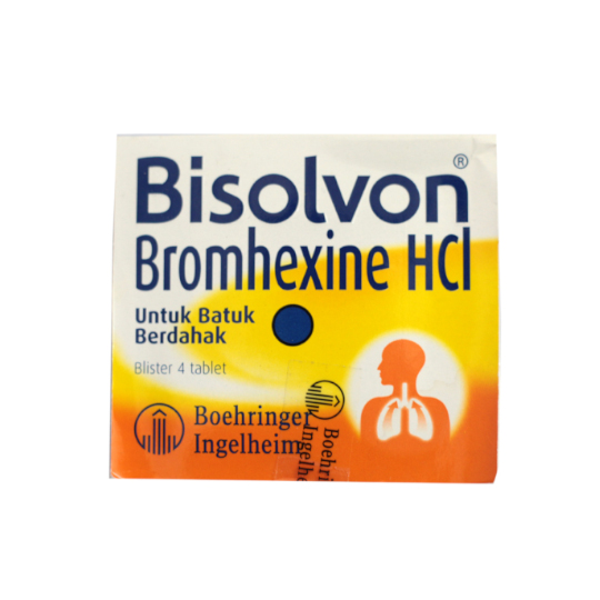 BISOLVON 8 MG 4 TABLET BISOLVON 8 MG 4 TABLET
