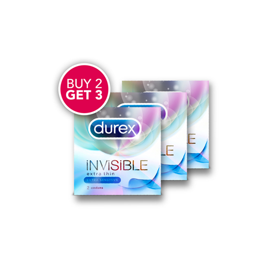 KONDOM DUREX INVISIBLE PROMO BUY 2 GET 3 KONDOM DUREX INVISIBLE PROMO BUY 2 GET 3