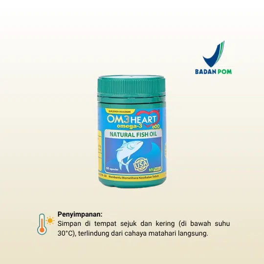 Om3Heart 60 Kapsul - Gambar 5