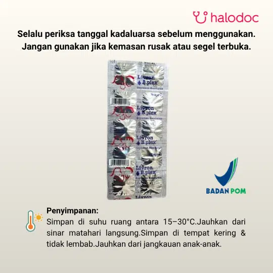 Livron B-Plex Multivitamin & Mineral 10 Tablet - Gambar 5
