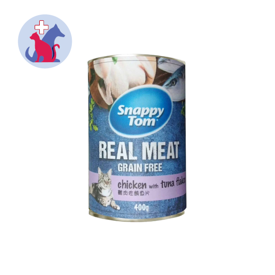 Snappy Tom Chicken With Tuna Flakes 400 g Snappy Tom Chicken With Tuna Flakes 400 g