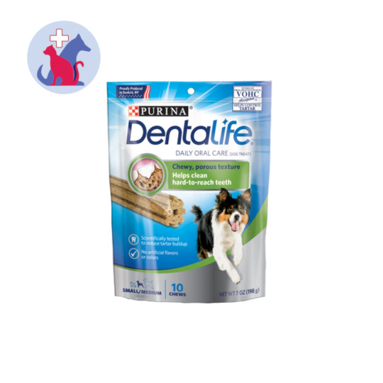 Purina Dentalife Daily Oral Care Dog Treats Small/Medium 10 Chews Purina Dentalife Daily Oral Care Dog Treats Small/Medium 10 Chews