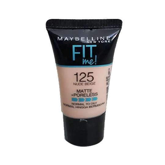 Maybelline Fit Me Matte Poreless Foundation Normal To Oily 125 Nude Beige 18 ml Maybelline Fit Me Matte Poreless Foundation Normal To Oily 125 Nude Beige 18 ml
