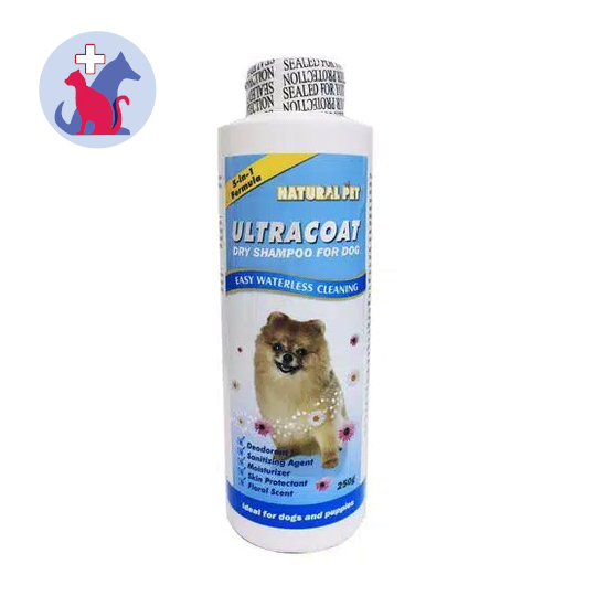 Ultracoat Dry Shampoo for Dog 250 g Kegunaan, Efek Samping, Dosis dan