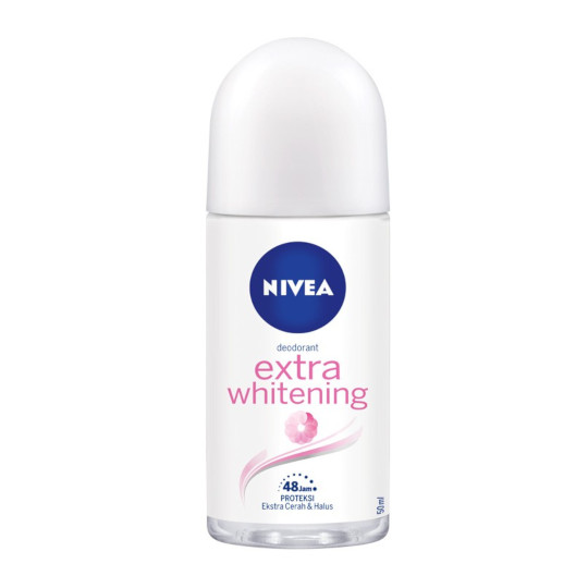 NIVEA DEODORANT EXTRA WHITENING ROLL ON 50 ML NIVEA DEODORANT EXTRA WHITENING ROLL ON 50 ML