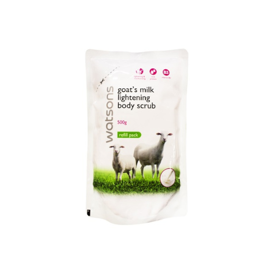 WATSONS GOAT'S MILK BODY SCRUB GREEN TEA REFILL 500 ML WATSONS GOAT'S MILK BODY SCRUB GREEN TEA REFILL 500 ML