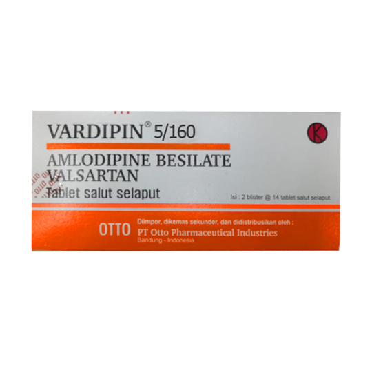 Vardipin 5/160 mg 14 Tablet Vardipin 5/160 mg 14 Tablet