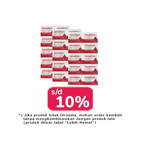 SANGOBION 30 KAPSUL - LEBIH HEMAT SANGOBION 30 KAPSUL - LEBIH HEMAT