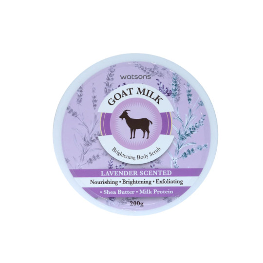 Watsons Goat's Milk Body Scrub Lavender 200 g Watsons Goat's Milk Body Scrub Lavender 200 g