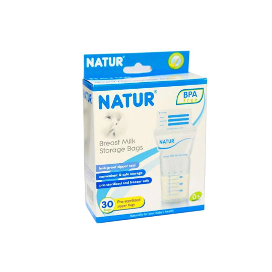 Natur Breastmilk Storage Bags 30 Pieces Natur Breastmilk Storage Bags 30 Pieces