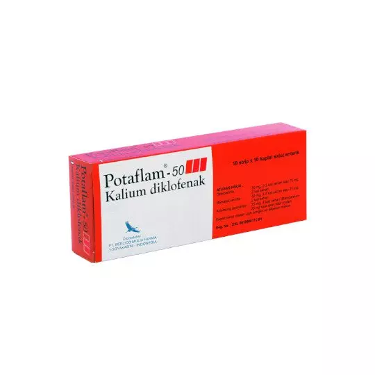 POTAFLAM 50 MG 10 KAPLET POTAFLAM 50 MG 10 KAPLET