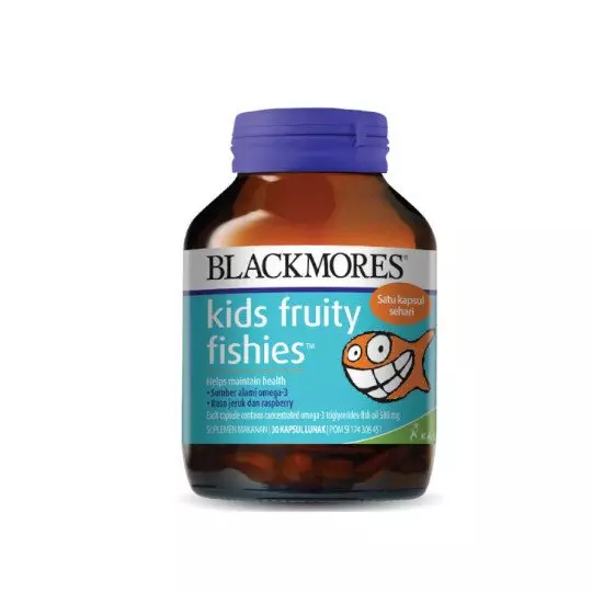 BLACKMORES KOALAKIDS FRUITY FISHIES 30 KAPSUL BLACKMORES KOALAKIDS FRUITY FISHIES 30 KAPSUL