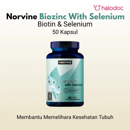 Norvine Biozinc with Selenium 50 Kapsul - Gambar 1