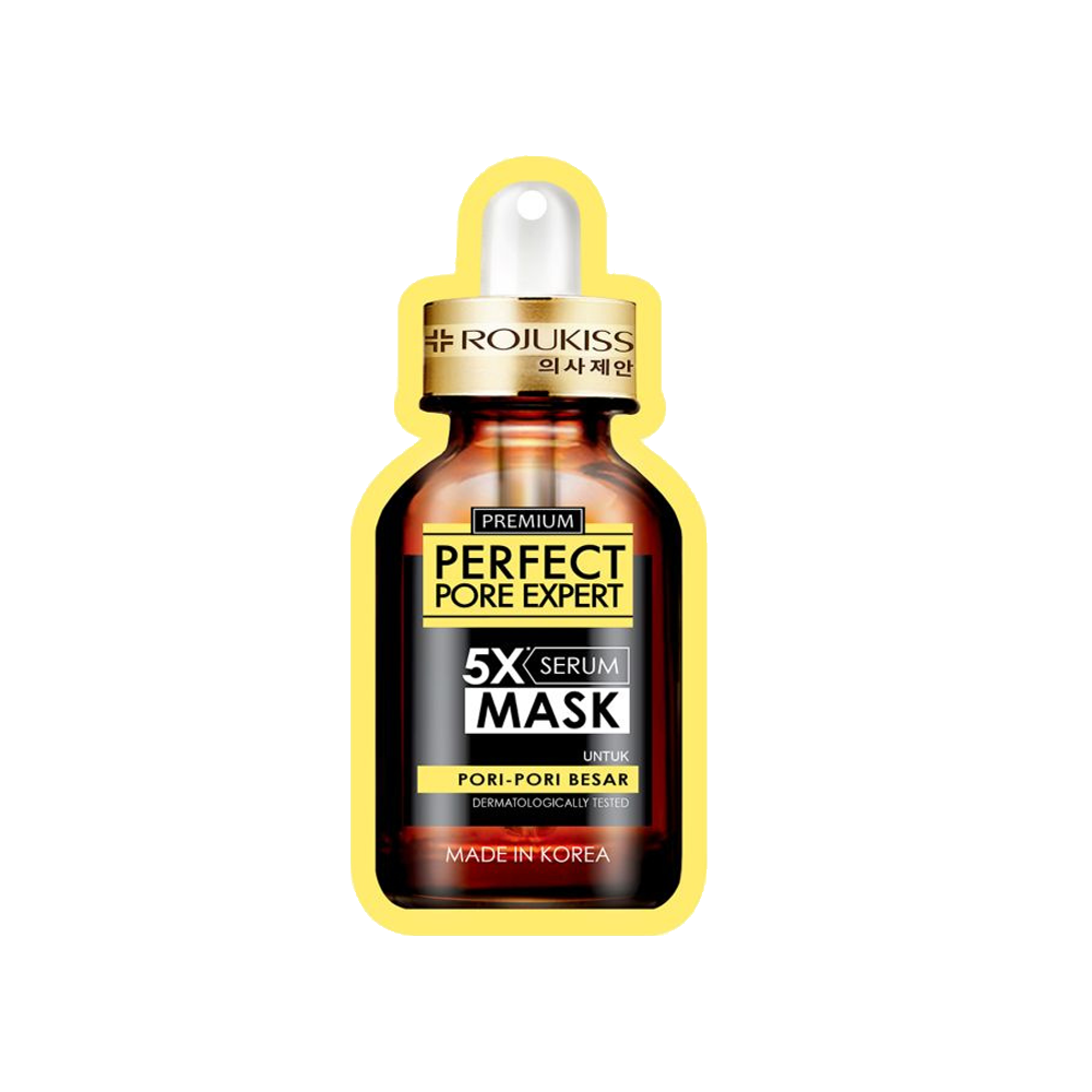 Rojukiss Perfect Pore Expert 5x Serum Mask 25 ml Kegunaan, Efek