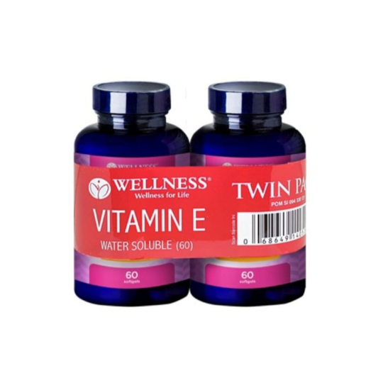 Wellness Natural Vitamin E 400 IU 2 Botol (@ 60 Softgel) Banded Wellness Natural Vitamin E 400 IU 2 Botol (@ 60 Softgel) Banded