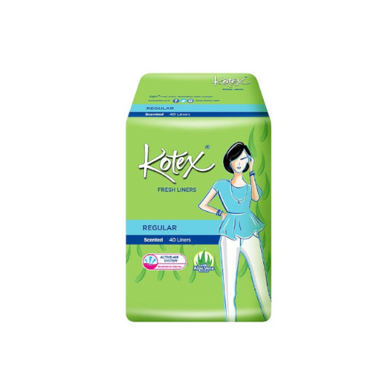 KOTEX FRESH LINER SCENTED 40 PADS KOTEX FRESH LINER SCENTED 40 PADS