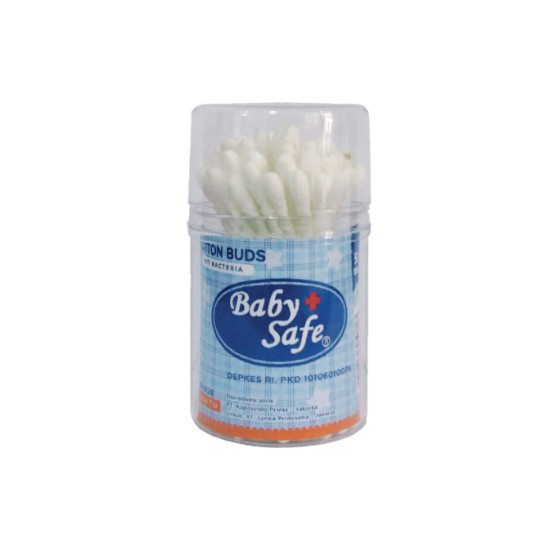 Baby Safe Cotton Bud Regular Tip Pot 50 Pieces Baby Safe Cotton Bud Regular Tip Pot 50 Pieces