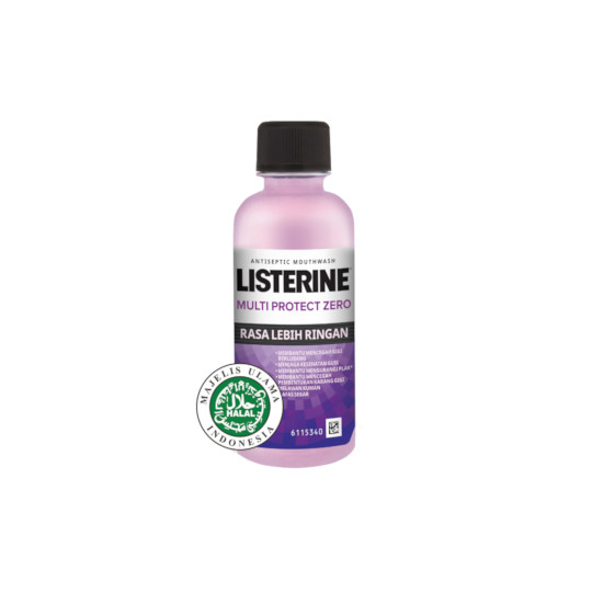 Listerine Multi Protect Zero Mouthwash 100 ml Kegunaan, Efek Samping