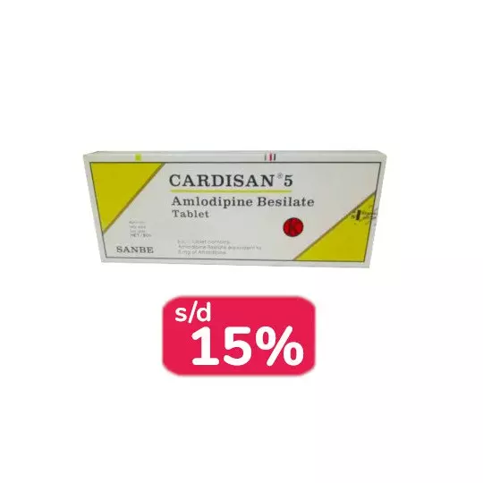 CARDISAN 5 MG 30 TABLET - OBAT RUTIN CARDISAN 5 MG 30 TABLET - OBAT RUTIN